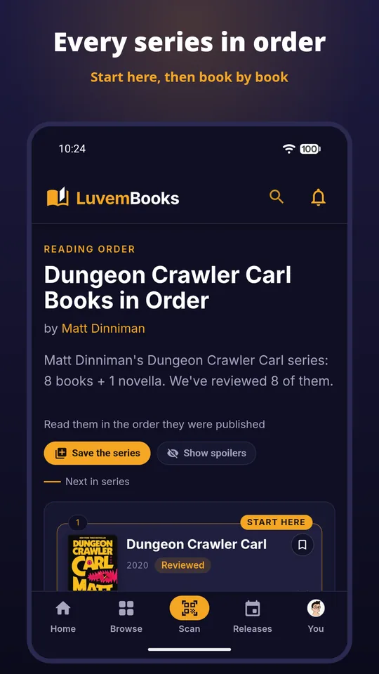 Every series in order: Start here, then book by book